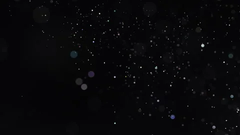 Peaceful slow snowfall particles. Stock Footage 322802250