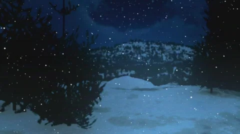 Peaceful Snow Video stock 277671