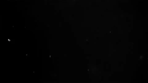Peaceful Snowfall on Black Background, Winter Overlay Video stock 309932762