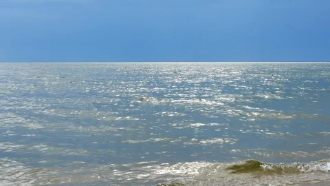 Peaceful Sparkling Sea 스톡 동영상 89684972