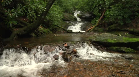 Peaceful Stream 5 Stockbeeldmateriaal 25880697