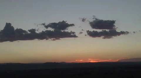 Peaceful Summer Sunset Stock Footage 54737779