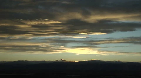 Peaceful Sunset Stock Footage 54735241