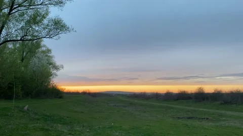 Peaceful sunset Stock Footage 137251536