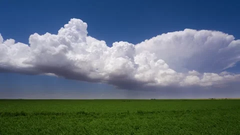 Peaceful Sunset Storm with Lightning Strikes Stock Footage 295973886