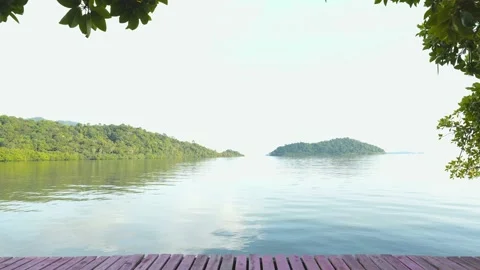 Peaceful view on the sea Stock Footage 232907841