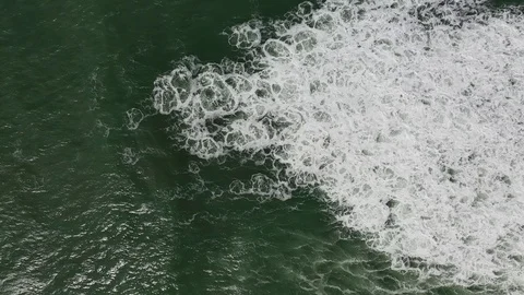 Peaceful Waves in the Pacific Ocean Stock Footage 125509917