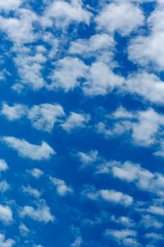 Peaceful white clouds Foto stock