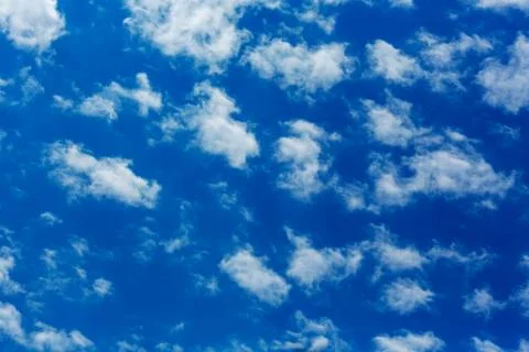 Peaceful white clouds Stock Photos