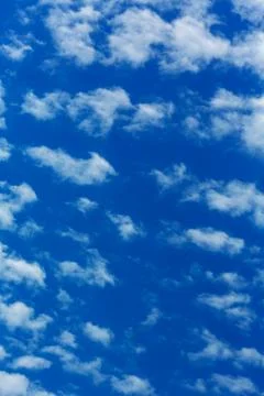 Peaceful white clouds Stock Photos