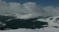 Peaceful White Place Snowed Forest Idyllic Place Mountain Rock Climate Snow Day HD Footage