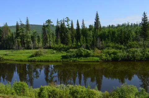 Peacefull landscape Stock Photos