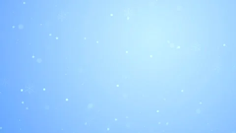 Peacefully falling snowflakes, winter background Seamless looping Christmas back Stock Footage 259408603