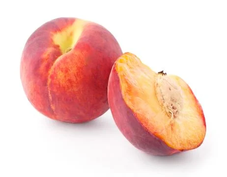 Peach and half Stock Photos
