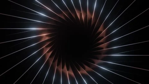 Peach and Light Blue Blades Circulation Background VJ Loop in 4K Stock Footage 249738626