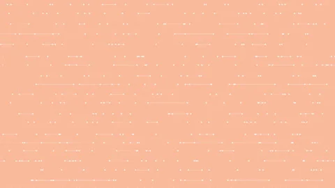 Peach background animation with moving white horizontal lines between dots with Stock-Footage 265039668