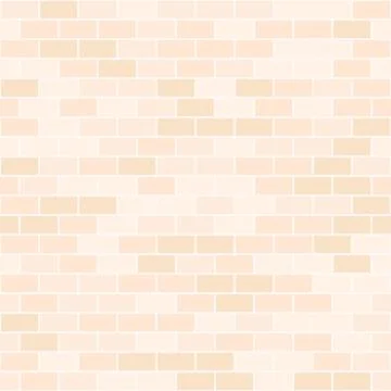 Peach brick pattern. Seamless vector Stock Illustration