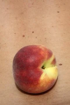 Peach close up Stock Photos