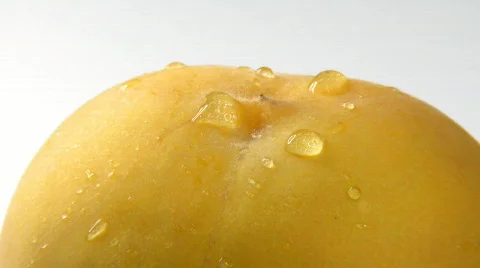 Peach close up rotating Stock Footage 282718