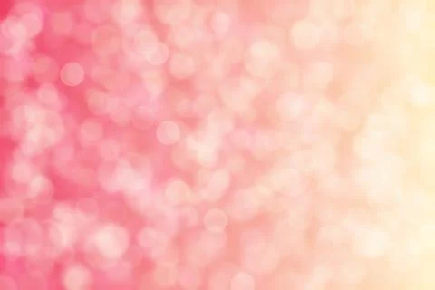 Peach colored background with circle shaped bokeh. Pink to beige gradient. Stock Illustration