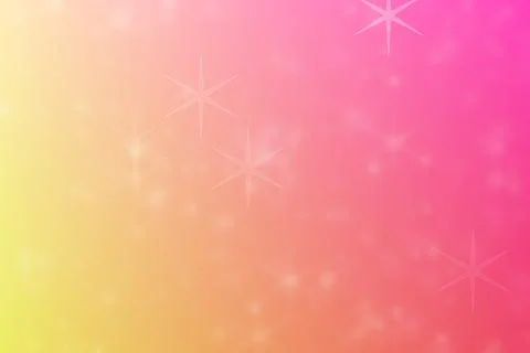 Peach colored background with star shaped bokeh. Pink to beige gradient. Stock Illustration