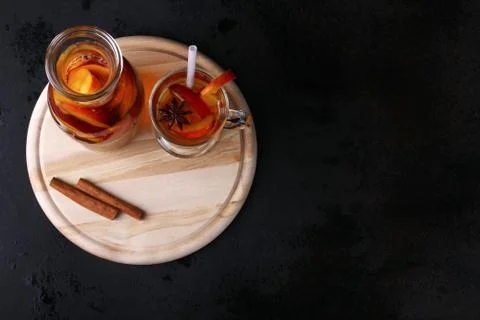 Peach compote Stock Photos