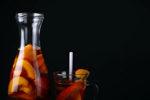 Peach compote Stock Photos