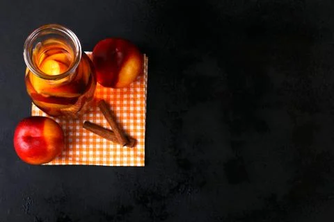 Peach compote Stock Photos