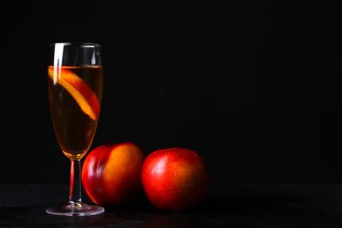 Peach compote Stock Photos