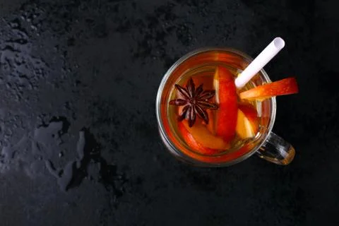 Peach compote Stock Photos