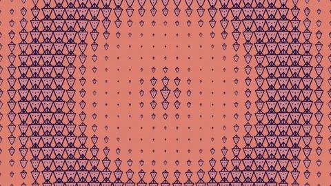 Peach Coral Halftone Grid Animation Loop Stock Footage 342585837