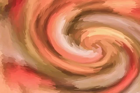 Peach cream geometric pattern movement inks curved lines art design backgroun Stock Photos