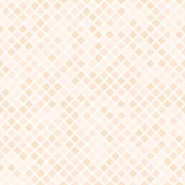 Peach diamond pattern. Seamless vector Stock Illustration