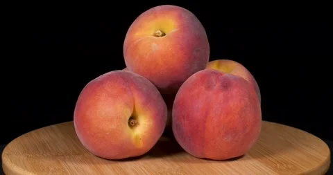 Peach Fruit Stock Footage 332838934