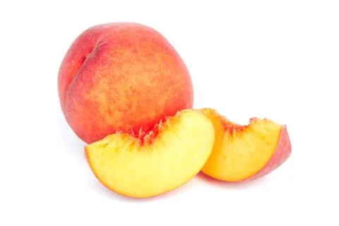 Peach fruit Stock Photos