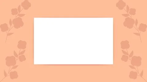 Peach Fuzz colored background with empty place 2024 color Peach-colour hori.. Stock Illustration