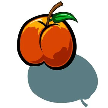 Peach Illustrazione stock