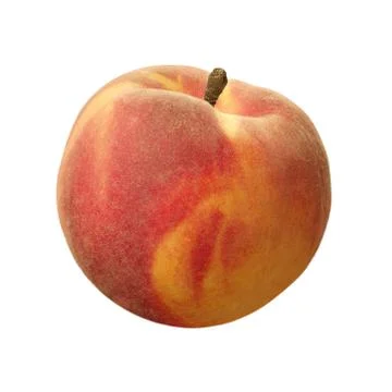 Peach isolated Stock Photos