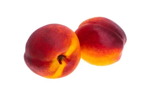 Peach isolated Stock Photos