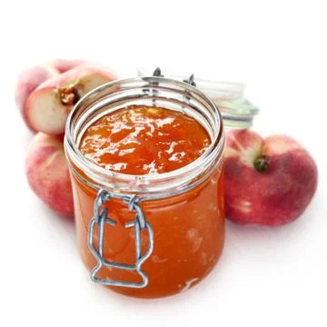 Peach Jam Stock Photos