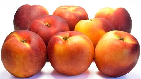 Peach nectarine Stock Photos