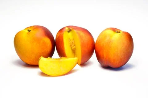 Peach nectarine Stock Photos