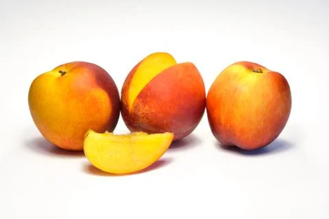 Peach nectarine Stock Photos