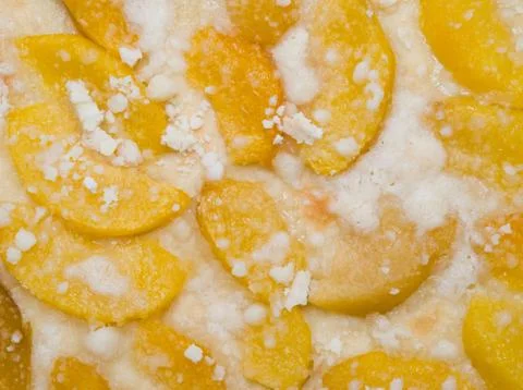 Peach Pie Closeup 库存照片