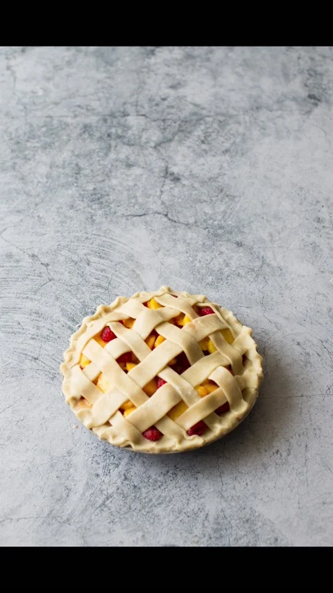 Peach Raspberry Pie Stop Motion (Pond5) Vídeos de archivo 158857355