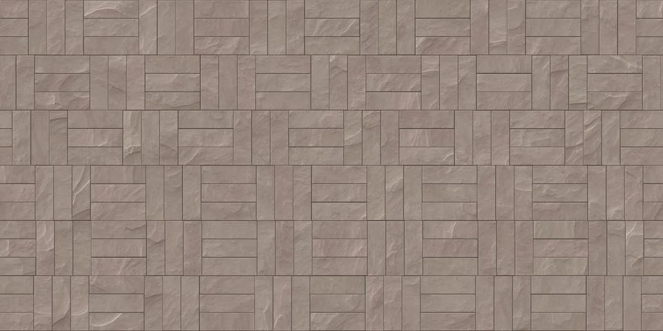 Peach Seamless Stone Cladding Texture Stock Illustration