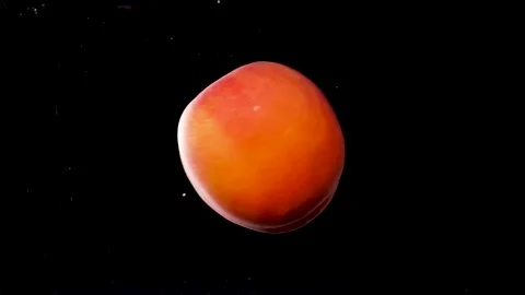 Peach in the water Stock Footage 222821479