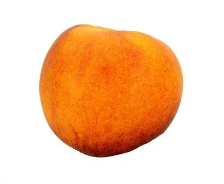 Peach on white Stock Photos