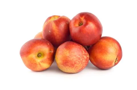 Peaches isolated Stock Photos