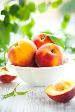 Peaches Stock Photos